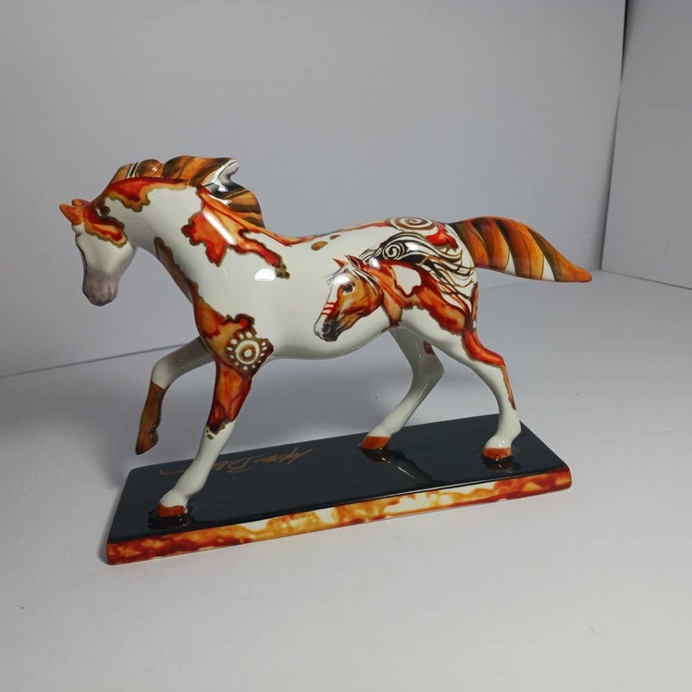 Trail of Painted Ponies 2009 Petroglyph Pony 12290 Signed Lynn Bean - Picture 5 of 8